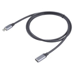 Cavo adattatore da USB-C/Tipo-C maschio a USB-C/Tipo-C femmina, lunghezza cavo: 1 m, 1m