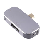 Adattatore 3 in 1 USB-C maschio a USB-C + USB + DP femmina
