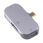 Adattatore USB-C 3 in 1 con HDMI 4K 60Hz e doppio USB-C