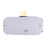 Adattatore USB-C 3 in 1 con HDMI 4K 60Hz e doppio USB-C