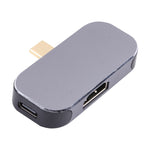 Adattatore USB-C 3 in 1 con HDMI 4K 60Hz e doppio USB-C