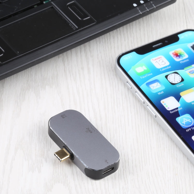 Adattatore USB-C 3 in 1 con HDMI 4K 60Hz e doppio USB-C