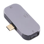 Adattatore USB-C 3 in 1 maschio a USB-C, USB e Mini DP femmina