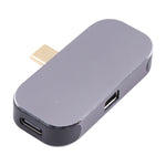 Adattatore USB-C 3 in 1 maschio a USB-C, USB e Mini DP femmina