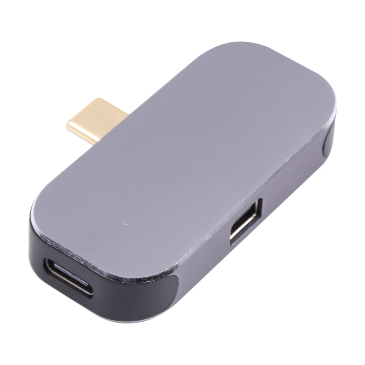 Adattatore USB-C 3 in 1 maschio a USB-C, USB e Mini DP femmina