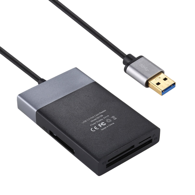 Lettore di schede USB 3.0 6 in 1 con porte Dual USB PC6800 D6422