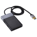 Lettore di schede Dual USB 3.0 multifunzione 6 in 1 + XQD + CF + TF + SD, 6 In 1
