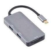 Lettore di schede OTG USB-C multifunzione 5 in 1 Dual USB 3.0 + CF + TF + SD, 5 In 1 USB-C OTG