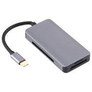 Lettore di schede OTG USB-C multifunzione 5 in 1 Dual USB 3.0 + CF + TF + SD, 5 In 1 USB-C OTG