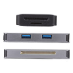 Lettore di schede OTG USB-C multifunzione 5 in 1 Dual USB 3.0 + CF + TF + SD, 5 In 1 USB-C OTG