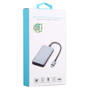 Lettore di schede OTG USB-C multifunzione 5 in 1 Dual USB 3.0 + CF + TF + SD, 5 In 1 USB-C OTG