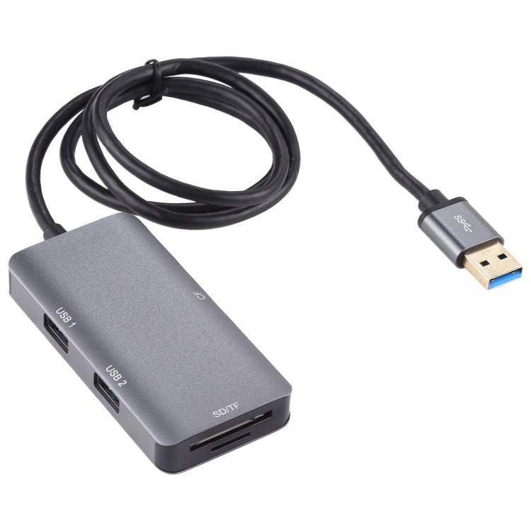 Lettore di schede USB 3.0 multifunzione doppio USB 3.0 + CF + TF + SD 5 in 1, 5 In 1 USB 3.0