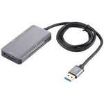 Lettore di schede USB 3.0 multifunzione doppio USB 3.0 + CF + TF + SD 5 in 1, 5 In 1 USB 3.0