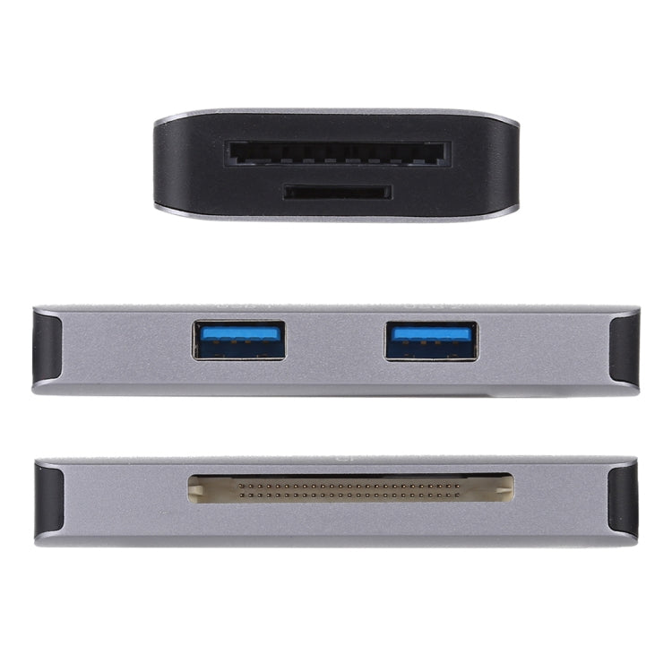 Lettore di schede USB 3.0 multifunzione doppio USB 3.0 + CF + TF + SD 5 in 1, 5 In 1 USB 3.0