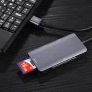Lettore di schede USB 3.0 multifunzione doppio USB 3.0 + CF + TF + SD 5 in 1, 5 In 1 USB 3.0