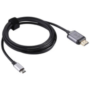 Cavo adattatore 4K 60Hz tipo C/USB-C maschio a HDMI maschio, lunghezza: 1,8 m, HDMI Male