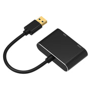 Convertitore video HD da USB 3.0 a VGA + HDMI 2 in 1 5201B, 5201B Black, 5201B Silver