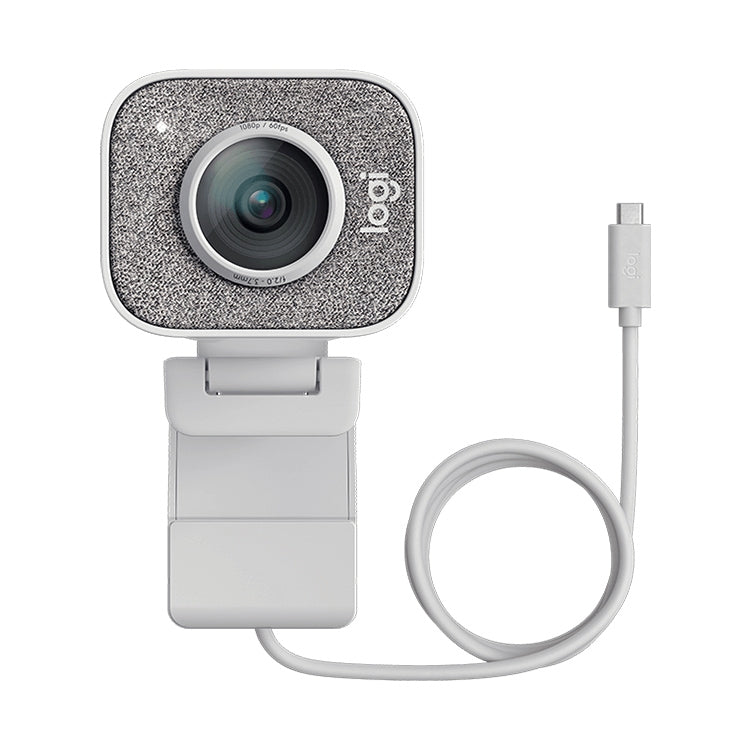 Logitech StreamCam Full HD 1080P/60fps Messa a fuoco automatica Porta USB-C/Type-C Webcam per giochi con trasmissione in tempo reale, microfono integrato