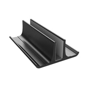 Base universale portatile per supporto radiante verticale per laptop regolabile in larghezza a slot singolo in lega di alluminio, Single Slot Black, Single Slot Silver