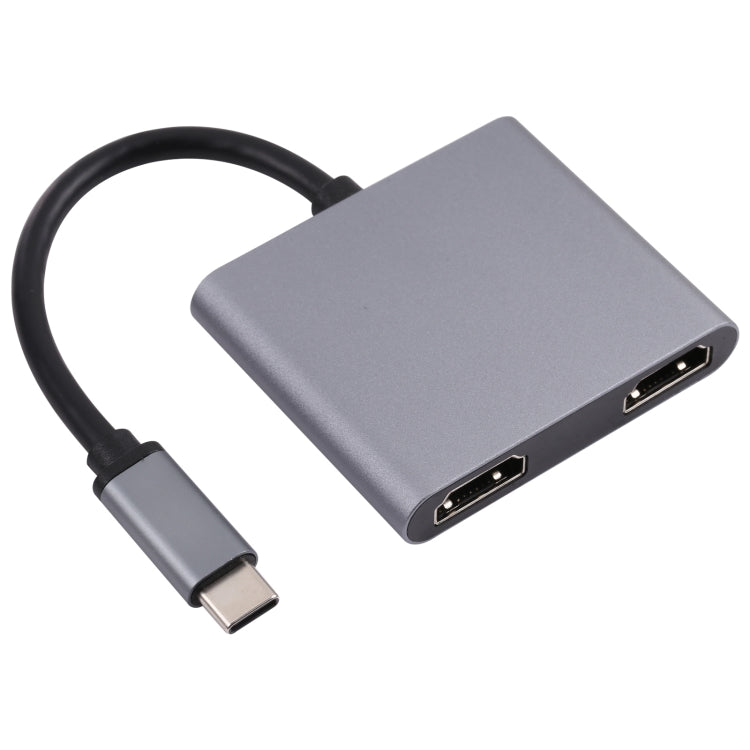 Adattatore HUB USB-C a 2 porte HDMI HDTV 1080p
