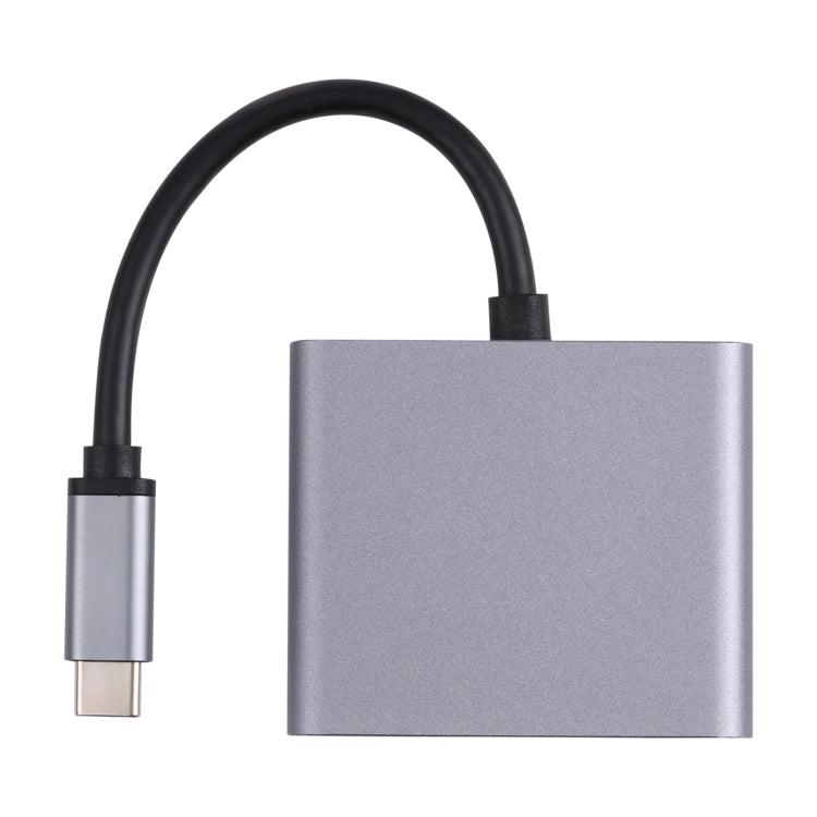 Adattatore HUB USB-C a 2 porte HDMI HDTV 1080p