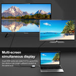 Adattatore HUB USB-C a 2 porte HDMI HDTV 1080p