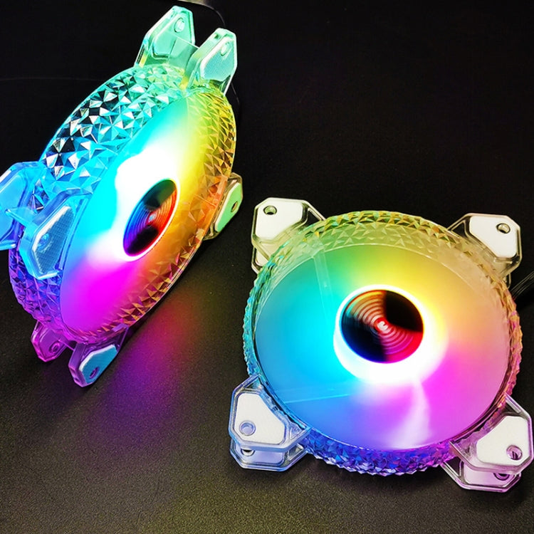Ventola di raffreddamento COOLMOON RGBVentole ARGB PWM 6PIN S1 da 120 mm, CM-S1