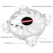 Ventola di raffreddamento COOLMOON RGBVentole ARGB PWM 6PIN S1 da 120 mm, CM-S1
