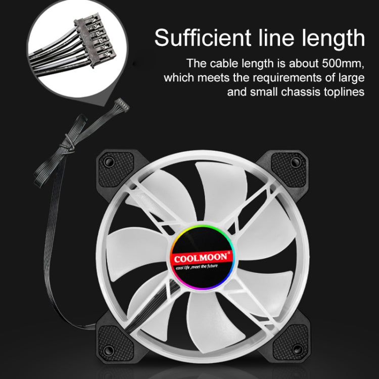 Raffreddatore per case RGB con anello di giada COOLMOON CM-JD1, CM-JD1
