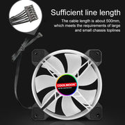 Raffreddatore per case RGB con anello di giada COOLMOON CM-JD1, CM-JD1