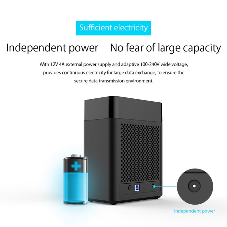 ORICO DS200U3 Custodia magnetica USB 3.0 per HDD 3,5"