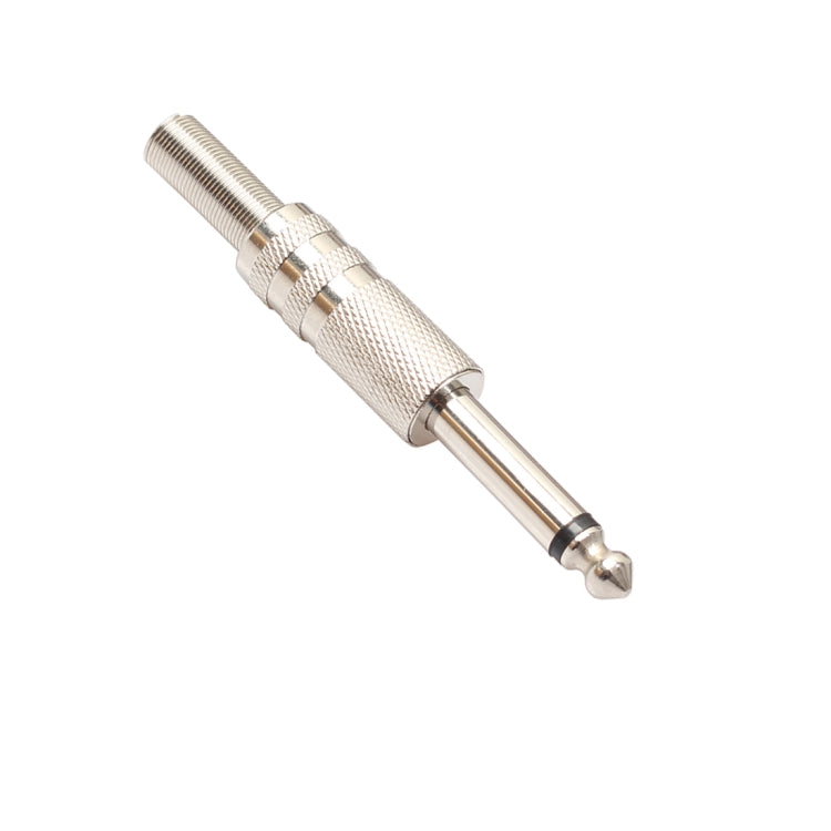 Connettore audio 2 pin 6,35 mm in lega di zinco 10 pezzi