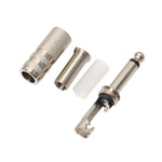 Connettore audio 2 pin 6,35 mm in lega di zinco 10 pezzi