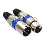 10 paia connettori XLR maschio e femmina per microfono