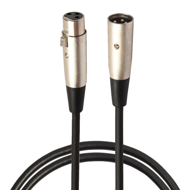 Cavo audio microfono XLR 3 pin maschio-femmina 1m