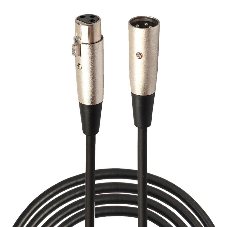 3m 3 Pin XLR Male to XLR Female Shielded MIC Microphone Audio Cable, Length: 3m