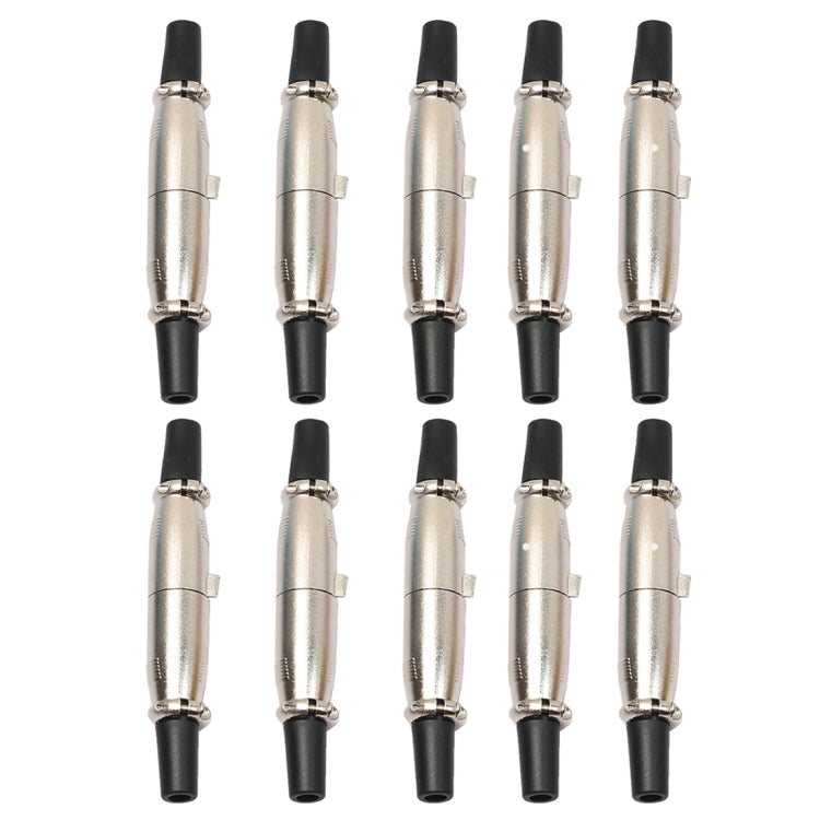 10 paia di connettori XLR a 3 pin maschio + femmina jack per microfono, 10 Pairs