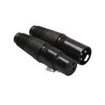 Connettori XLR audio 3 pin maschio e femmina 5 paia