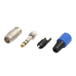Spina audio stereo placcata oro 6,35 mm 10 pezzi