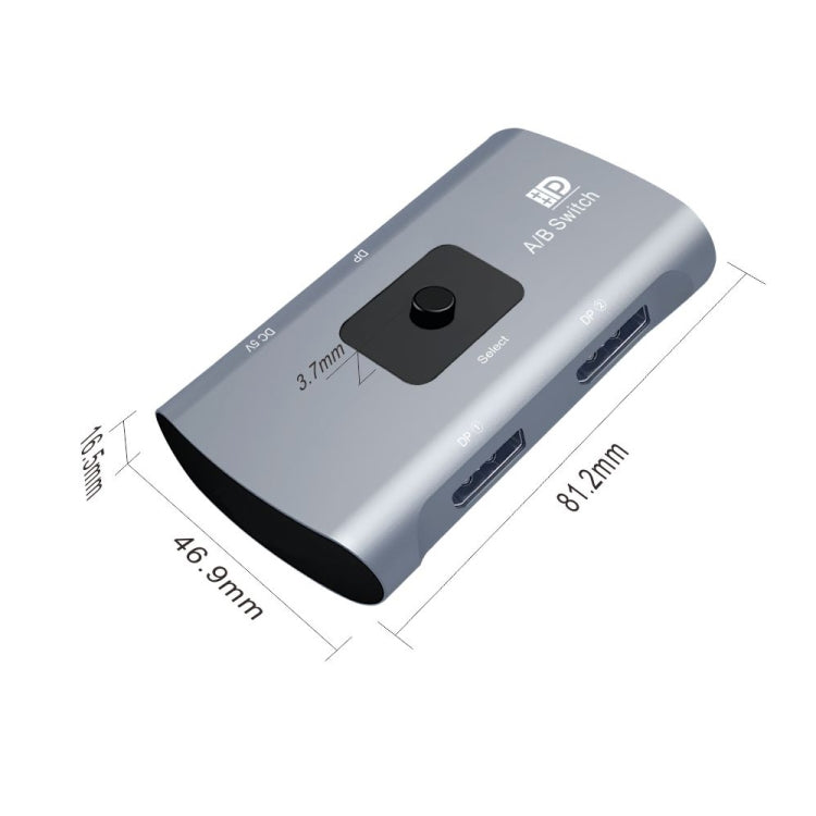 Switcher DisplayPort femmina x2 a USB-C bidirezionale 4K 60Hz