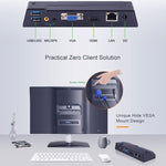 Mini PC Zero Client R1W, CORTEX QUAD A9 Quad Core fino a 1,6 GHz, RAM: 1 GB, ROM: 8 GB, supporto WiFi, HDMI, VGA, RJ45, SPK, WiFi Version