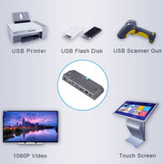 Mini PC Zero Client R1W, CORTEX QUAD A9 Quad Core fino a 1,6 GHz, RAM: 1 GB, ROM: 8 GB, supporto WiFi, HDMI, VGA, RJ45, SPK, WiFi Version