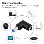 Connettore di alimentazione CC da 5,5 x 2,5 mm a 5,5 x 2,1 mm
