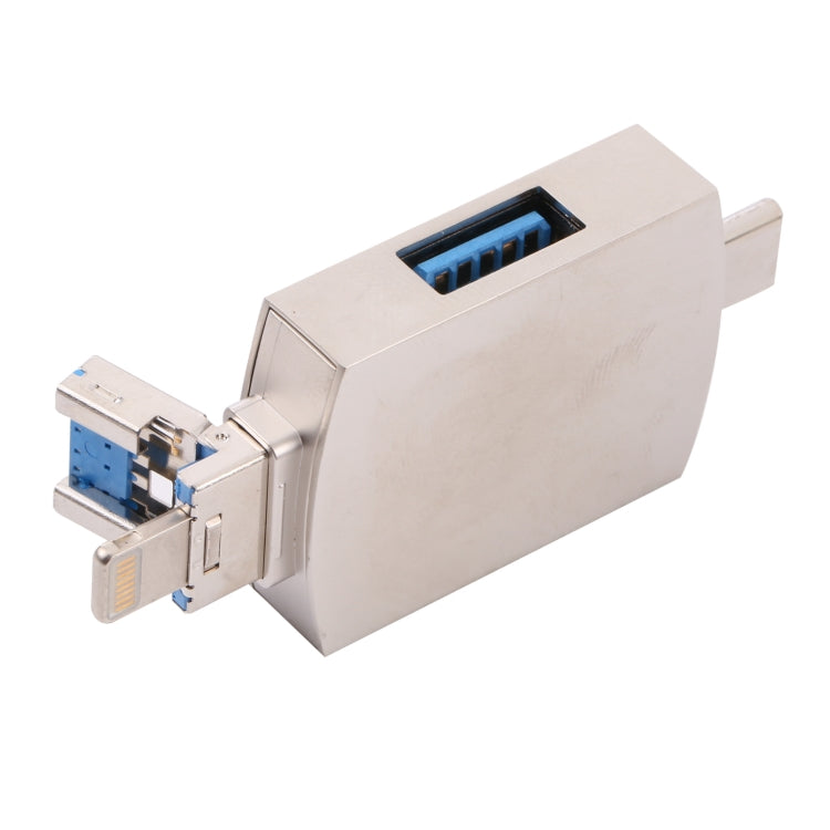 Adattatore multifunzione 8 in 1 USB-C e 8 Pin OTG