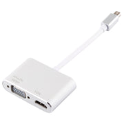 Adattatore 2 in 1 da Mini DisplayPort a VGA e HDMI 4Kx2K