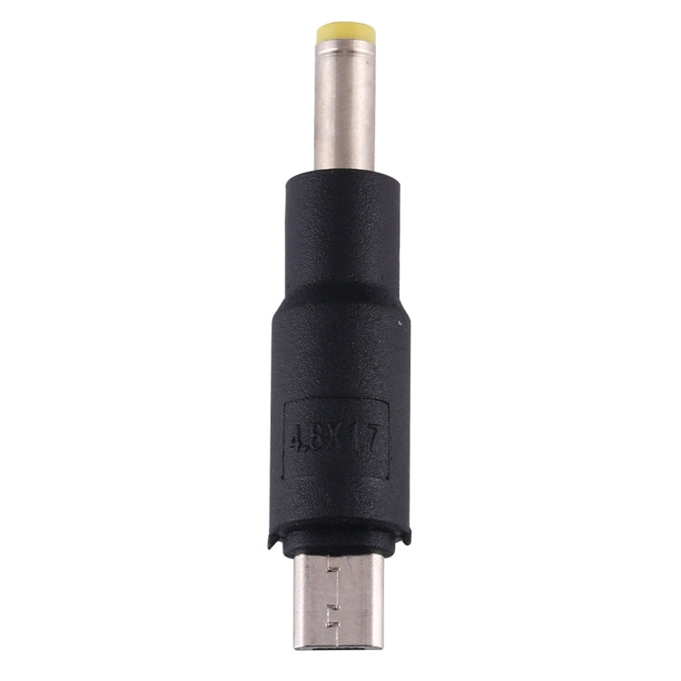 10 connettori di alimentazione CC da 4,8 x 1,7 mm a micro USB, 4.8 x 1.7mm