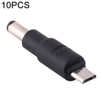 10 connettori di alimentazione CC da 5,5 x 2,1 mm a micro USB, 5.5 x 2.1mm