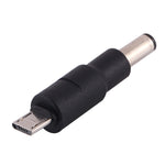 10 connettori di alimentazione CC da 5,5 x 2,1 mm a micro USB, 5.5 x 2.1mm