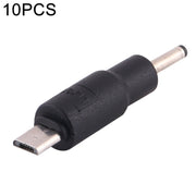 10 connettori di alimentazione CC da 3,0 x 1,1 mm a micro USB, 3.0 x 1.1mm