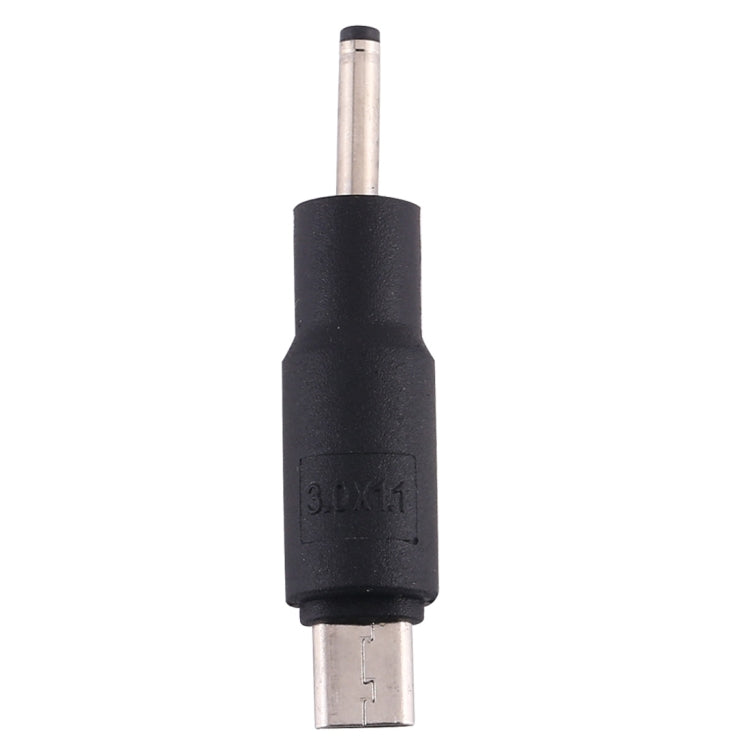 10 connettori di alimentazione CC da 3,0 x 1,1 mm a micro USB, 3.0 x 1.1mm